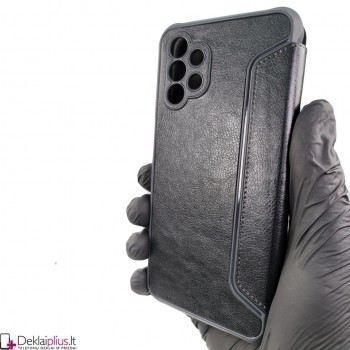 Razor odinis atverčiamas dėklas - juodas (Samsung A13 4G)